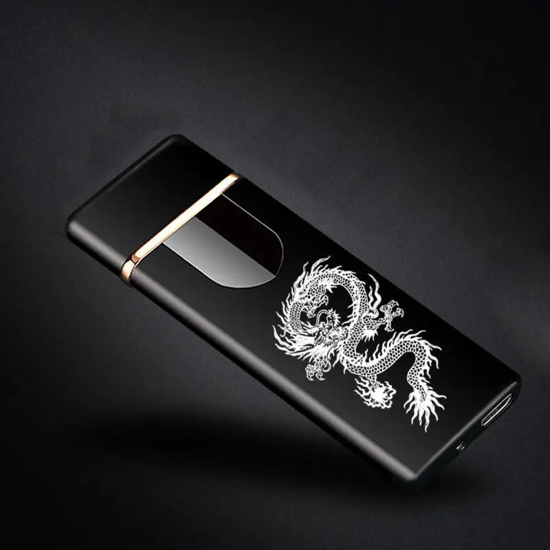 Windproof electronic ultra-thin USB cigarette lighter - GLR SHOPPING