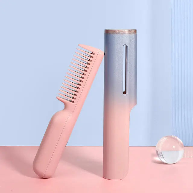 Multifunctional USB Rechargeable Hair Straightener - GLR SHOPPING