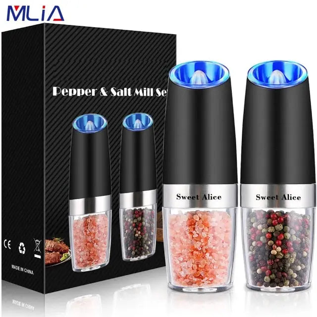 Electric Pepper Mill Stainless Steel Set - GLR SHOPPING