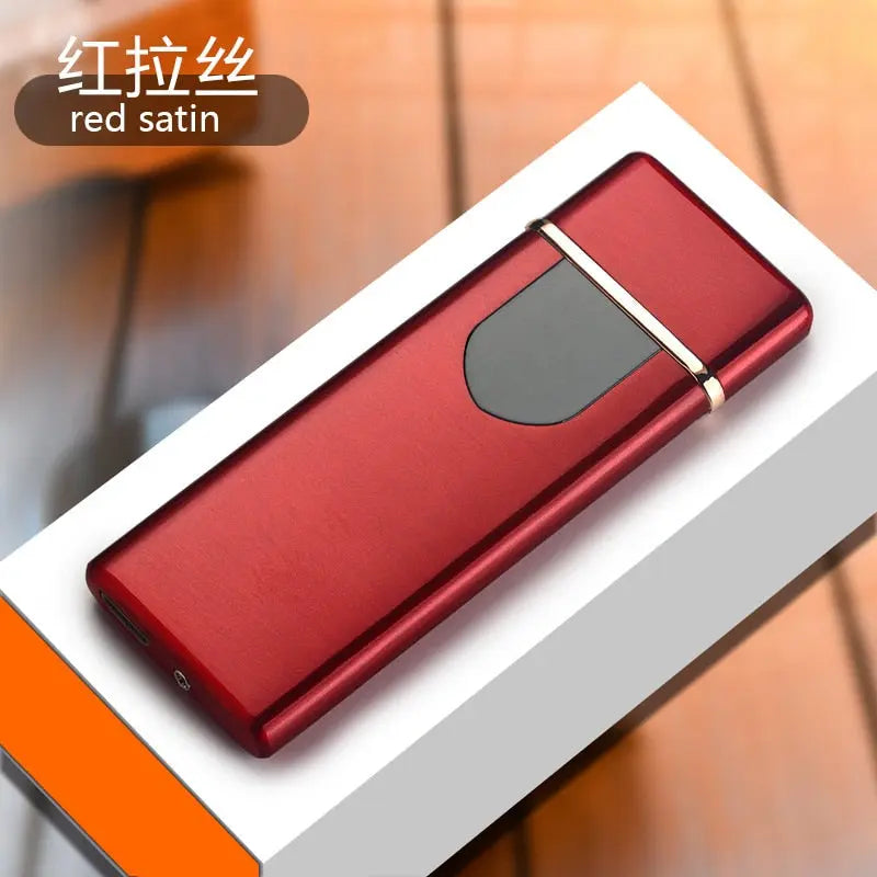 Windproof electronic ultra-thin USB cigarette lighter - GLR SHOPPING