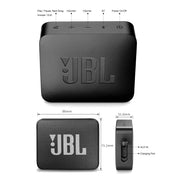 JBL GO 2 Wireless Bluetooth Speaker IPX7 Waterproof With Mic - GLR SHOPPING