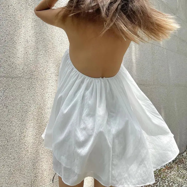 Summer Sexy Loose Backless Dress - GLR SHOPPING