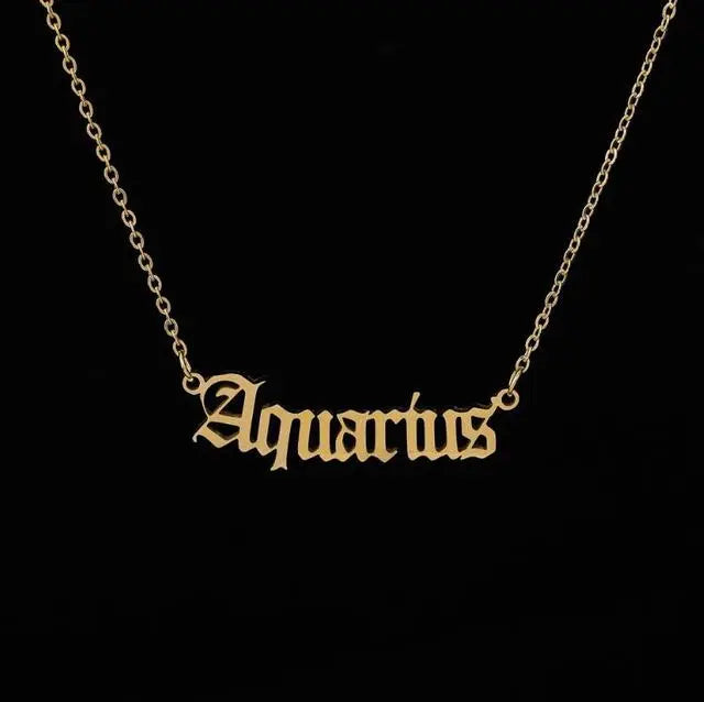 Star Sign Necklace - GLR SHOPPING