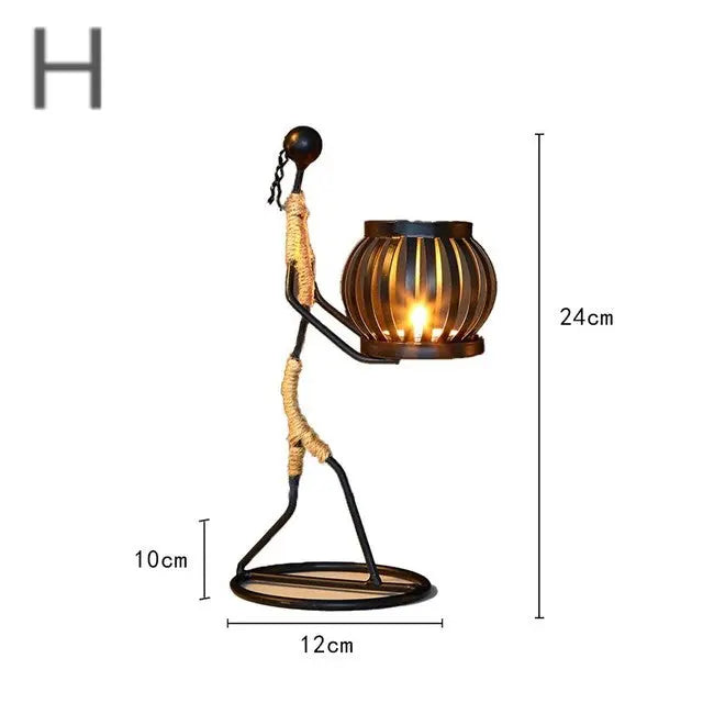 Little Man Candle Holder - GLR SHOPPING