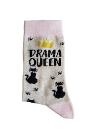 DRAMA QUEEN cotton socks - GLR SHOPPING
