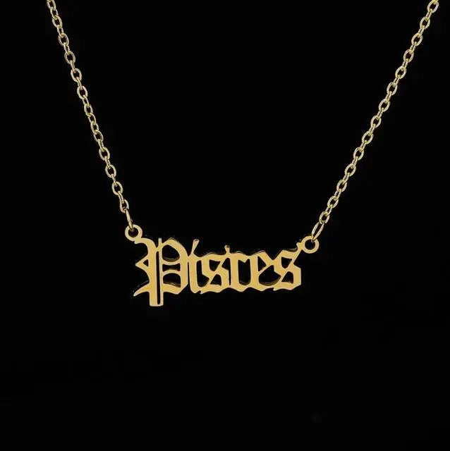 Star Sign Necklace - GLR SHOPPING