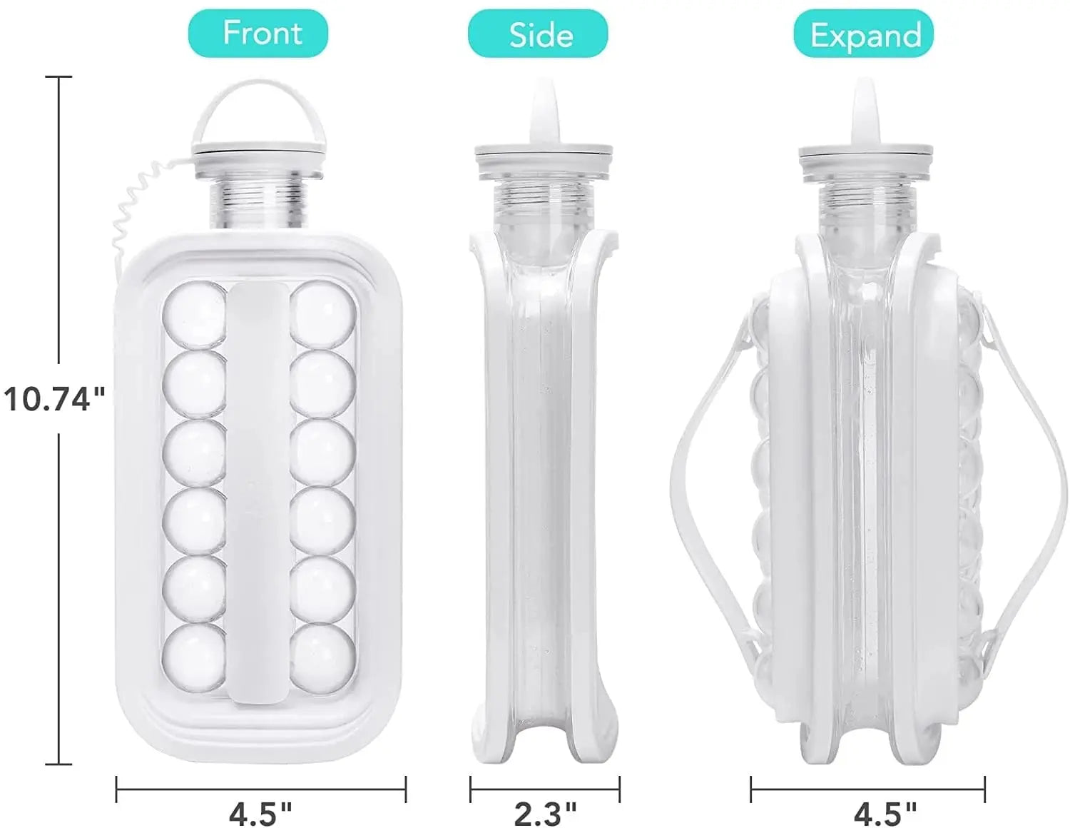 2 in 1 Multi-function  Creative Ice Cube Maker - GLR SHOPPING