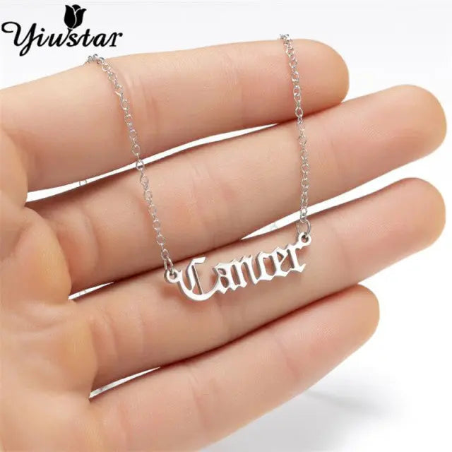 Star Sign Necklace - GLR SHOPPING