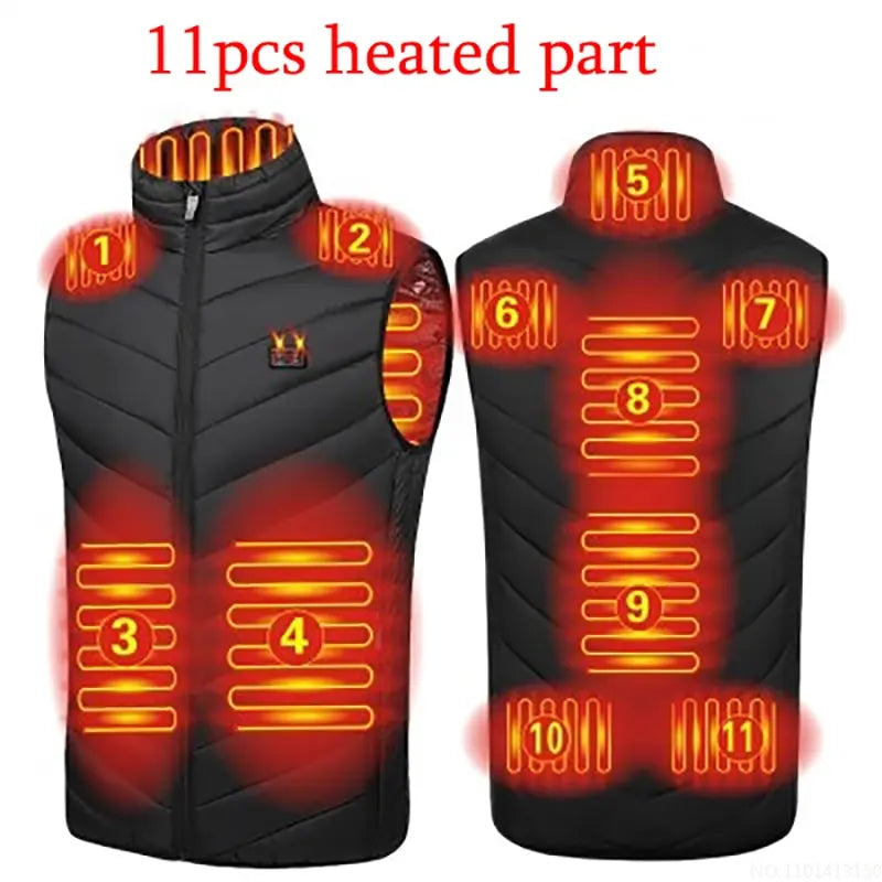Camouflage Heating Vest - GLR SHOPPING