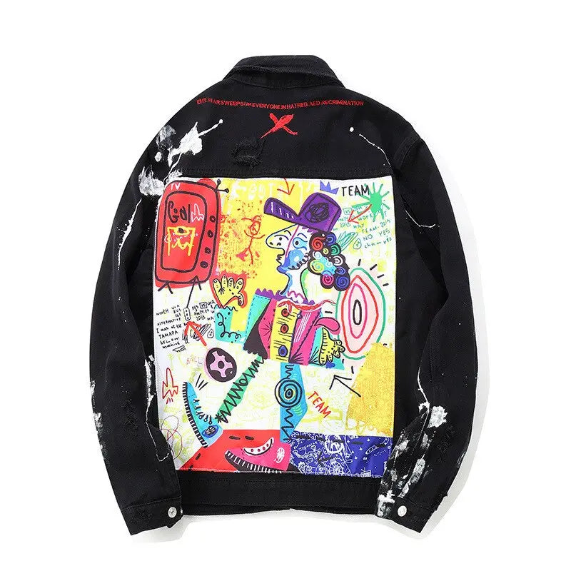 Picasos Soul Denim Jacket - GLR SHOPPING