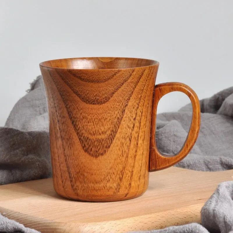 New Jujube Wood Cup Natural Spruce Wooden Cup Handmade Wooden Coffee Beer Mugs Wood Cup - GLR SHOPPING