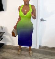 V-Neck Summer Dress - GLR SHOPPING