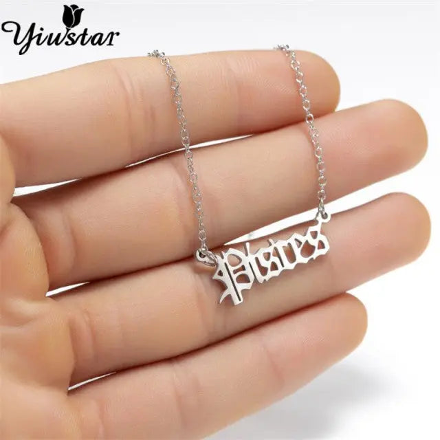 Star Sign Necklace - GLR SHOPPING