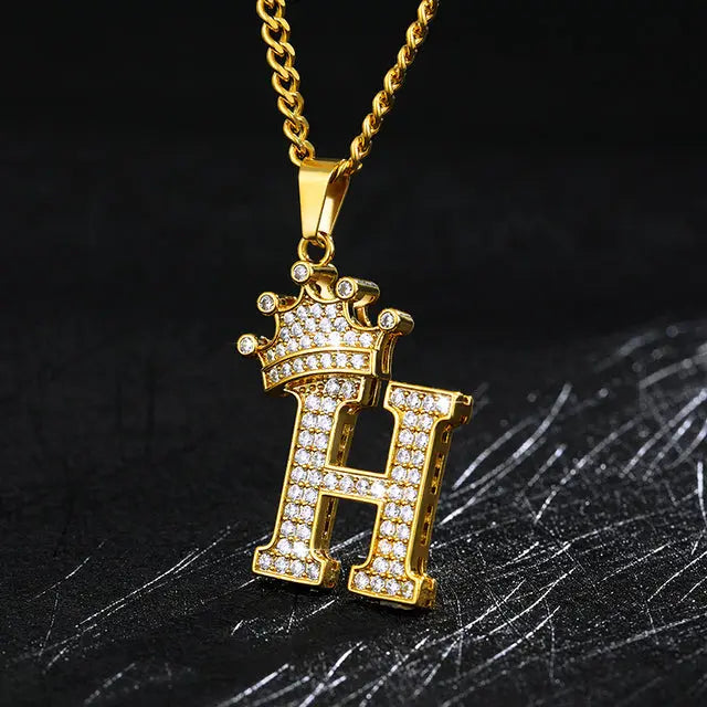 Zircon Alphabet Necklace - GLR SHOPPING