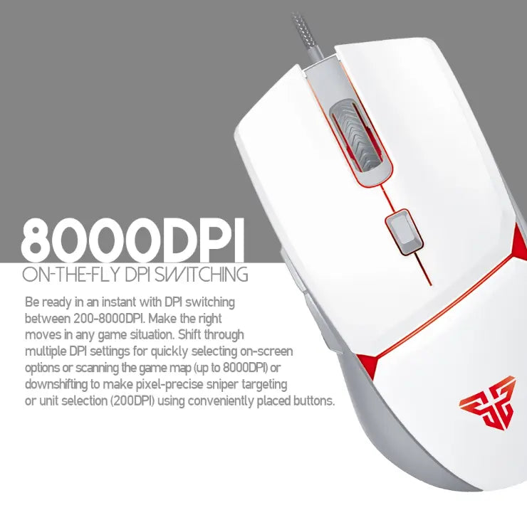 DELETE THIS SKU - FANTECH VX7 CRYPTO wired macro gaming mouse - GLR SHOPPING