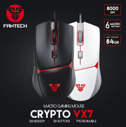 DELETE THIS SKU - FANTECH VX7 CRYPTO wired macro gaming mouse - GLR SHOPPING