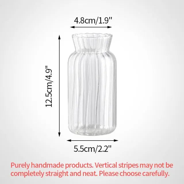 Transparent Flower Vase - GLR SHOPPING