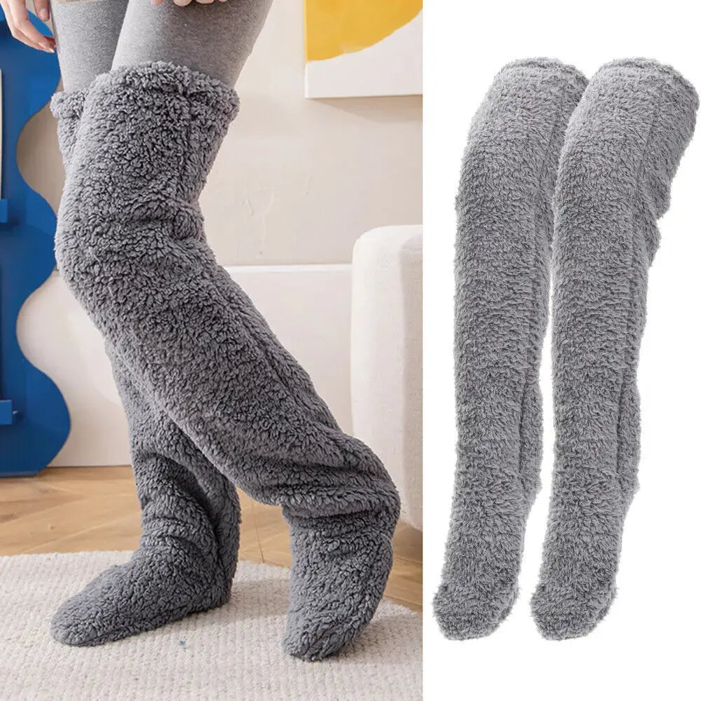Winter Thigh High Socks - GLR SHOPPING