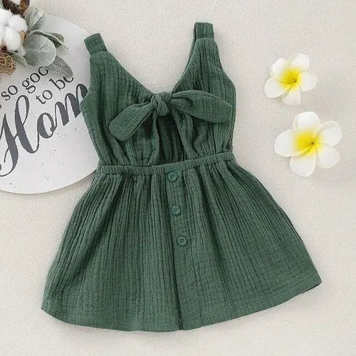 Organic Cotton Baby Girls Dress Summer 2019 New Arrival Children Kids - GLR SHOPPING