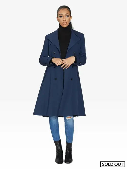 Spring/Summer Double Breasted Trench Mac Coat (1201-SP) - GLR SHOPPING