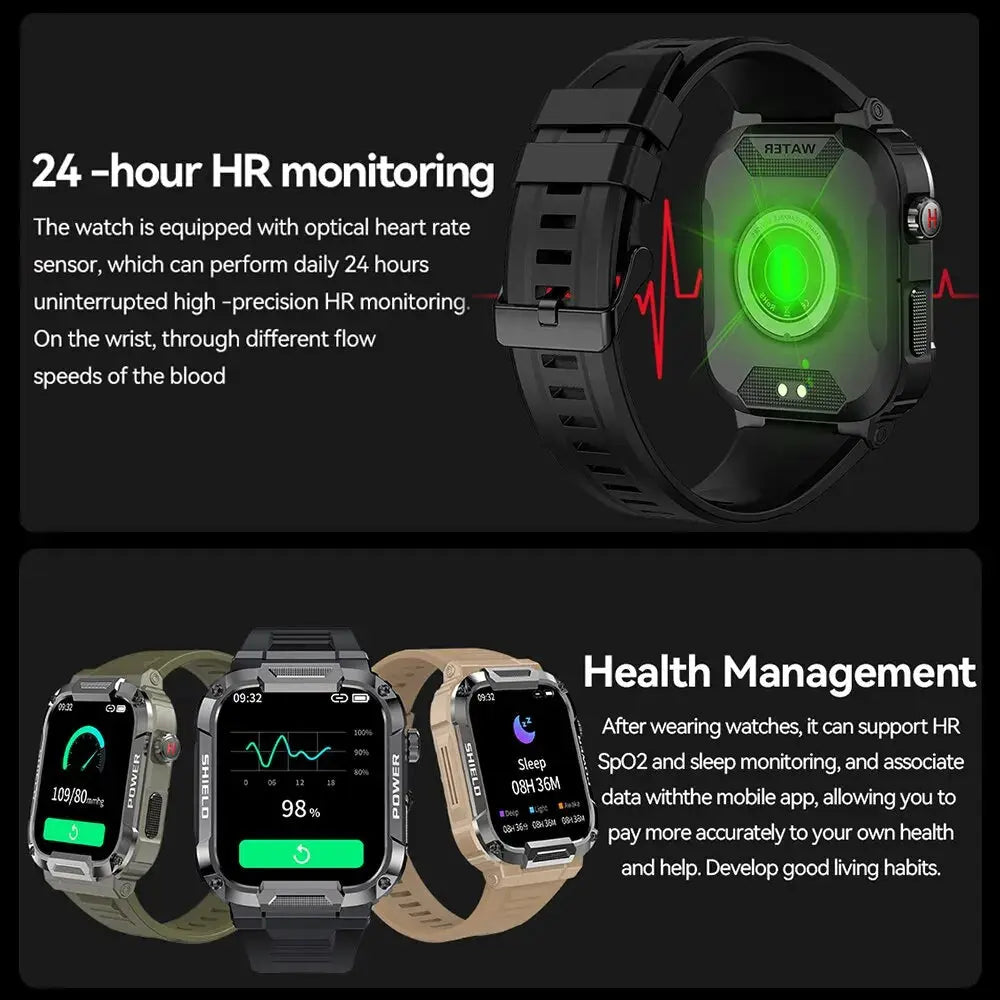 Outdoor Military Smart Watch Men GLR SHOPPING